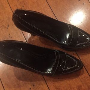 Enzo Patent Leather Platform heels